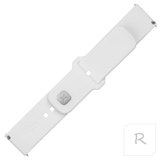 Fixed | Sporty Strap Set with Quick Release 22mm for smartwatch | 160-235 mm | White | Silicone