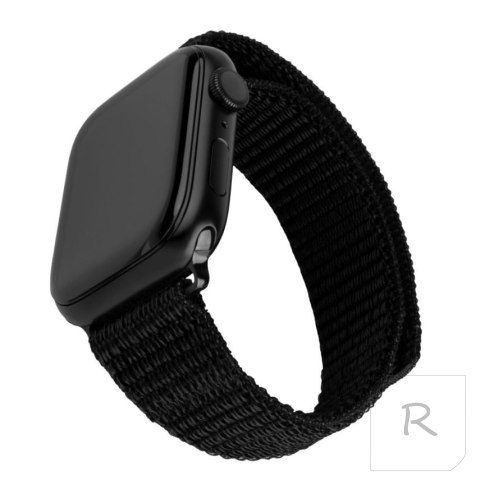 Fixed | Sporty Strap for Apple Watch 38/40/41mm | 160-210 mm | Black | Nylon