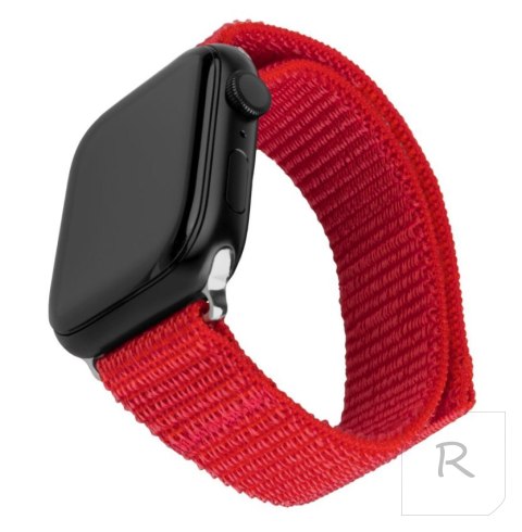 Fixed | Sporty Strap for Apple Watch 38/40/41mm | 160-210 mm | Red | Nylon