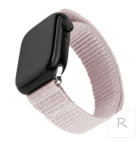 Fixed | Sporty Strap for Apple Watch 42/44/45mm | 160-210 mm | Rose gold | Nylon