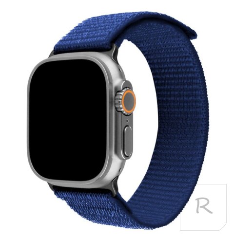 Fixed | Sporty Strap for Apple Watch Ultra 49mm | 160-210 mm | Dark Blue | Nylon