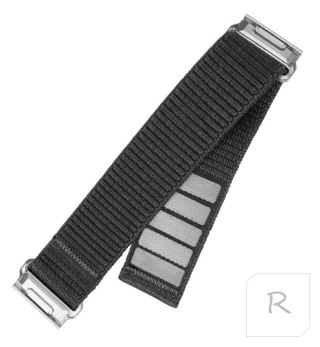 Fixed | Sporty Strap for Garmin QuickFit 26mm | 160-210 | Dark gray | Nylon