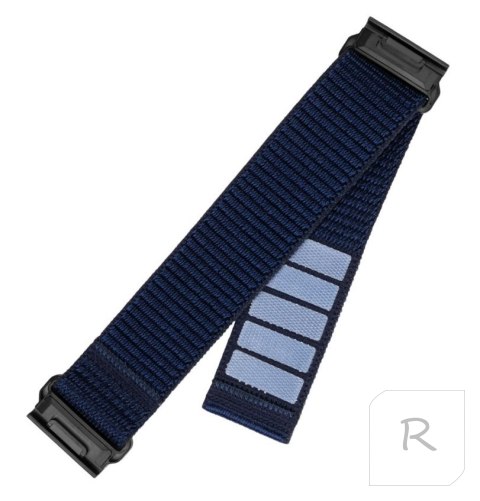 Fixed | Sporty Strap for Garmin QuickFit 26mm | 160-210 mm | Dark blue | Nylon