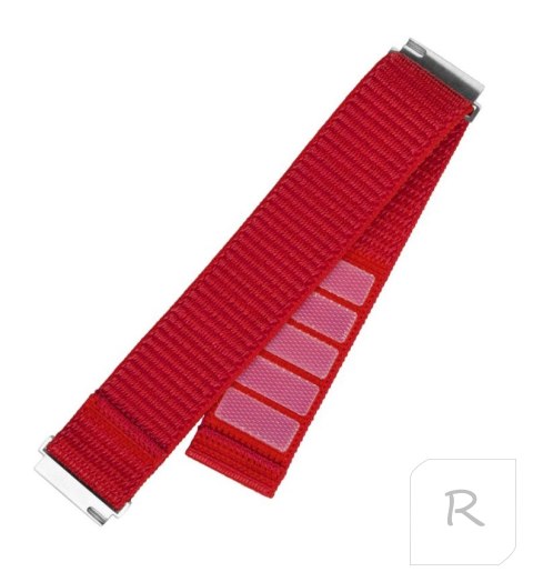 Fixed | Sporty Strap with Quick Release 20mm for Smartwatch | 160-210 mm | Red | Nylon