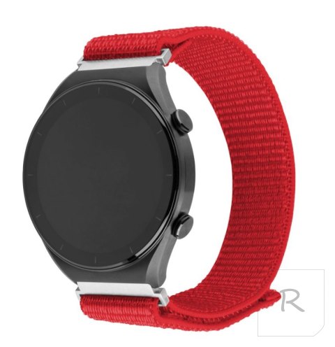 Fixed | Sporty Strap with Quick Release 20mm for Smartwatch | 160-210 mm | Red | Nylon