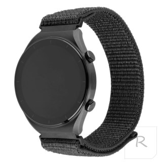 Fixed | Sporty Strap with Quick Release 22mm for Smartwatch | 160-210 mm | Dark gray | Nylon