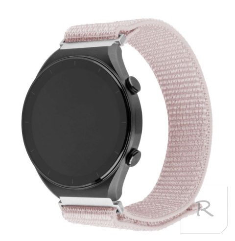 Fixed | Sporty Strap with Quick Release 22mm for Smartwatch | 160-210 mm | Rose gold | Nylon