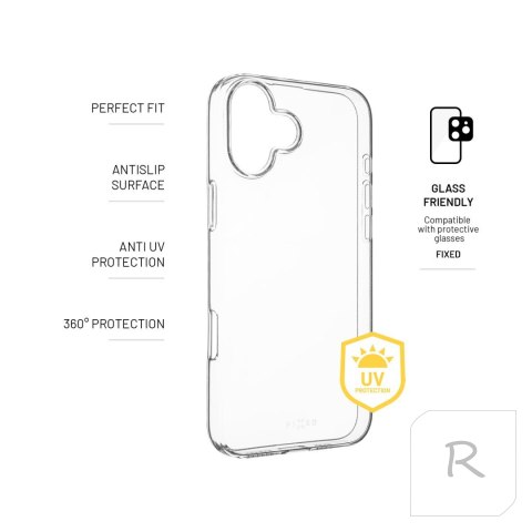 Fixed | Story AntiUV | Back Cover | Apple | iPhone 16 Plus | TPU | Clear