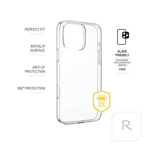 Fixed | Story AntiUV | Back Cover | Apple | iPhone 16 Pro Max | TPU | Clear