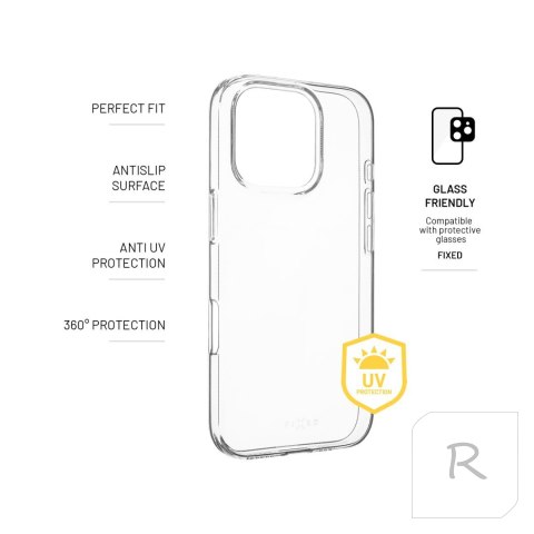 Fixed | Story AntiUV | Back Cover | Apple | iPhone 16 Pro | TPU | Clear