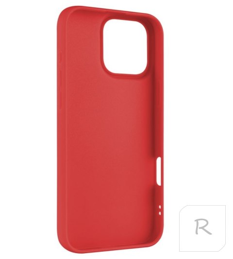 Fixed Story | Back cover | Apple | iPhone 16 Pro Max | Rubberized | Red