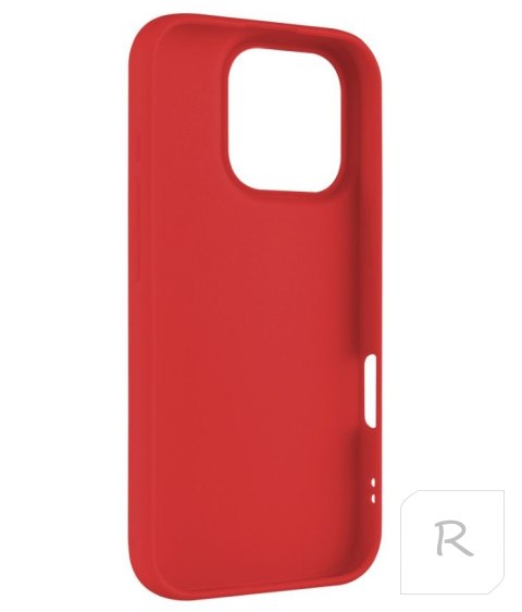 Fixed Story | Back cover | Apple | iPhone 16 Pro | Rubberized | Red