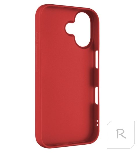 Fixed Story | Back cover | Apple | iPhone 16 | Rubberized | Red