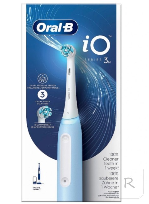 Oral-B Electric Toothbrush | iO3N | Rechargeable | For adults | Number of brush heads included 1 | Number of teeth brushing mode