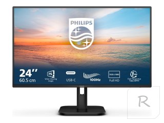 Philips 24E1N1300A/00 | 24 " | IPS | 16:9 | 100 Hz | 4 ms | 1920 x 1080 pixels | 250 cd/m² | HDMI ports quantity 1