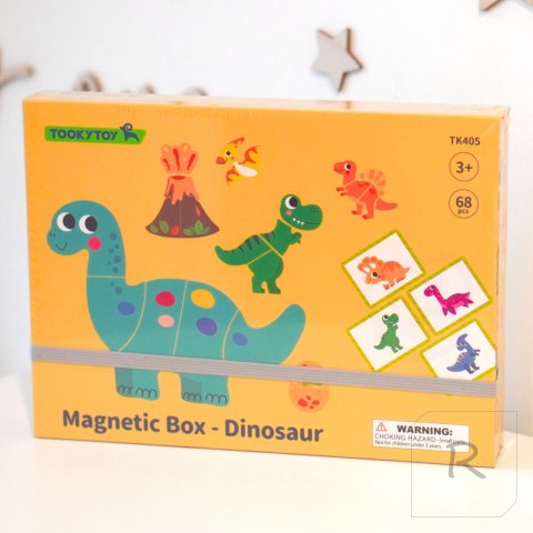 TOOKY TOY Układanka Magnetyczna Dinozaury Puzzle