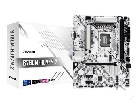 ASRock B760M-HDV/M.2 | Processor family Intel | Processor socket LGA1700 | DDR5 | Number of SATA connectors 4