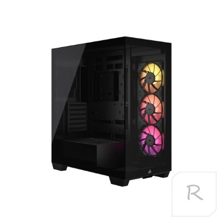 Corsair PC Case | iCUE LINK 3500X RGB | Black | Mid-Tower | Power supply included No | ATX