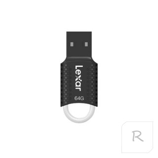 Lexar | USB Flash Drive | JumpDrive V40 | 64 GB | USB 2.0 | Black