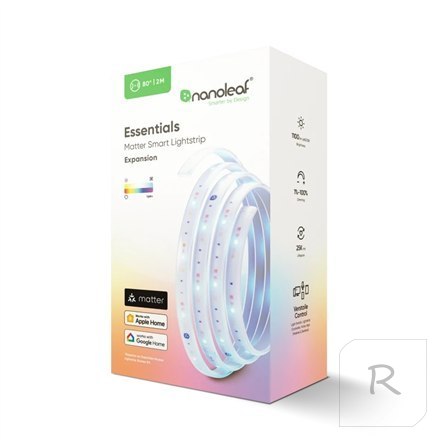 Nanoleaf Essentials Light Strips Expansion 2 Metry Nanoleaf | Pasujące do Nanoleaf Essentials Light Strips | 23 W | RGBCW | Blue