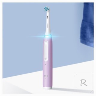 Oral-B | iO4 | Elektryczna szczoteczka do zębów | Akumulatorowa | Dla dorosłych | Fioletowa | Liczba głowic: 1 | Liczba trybów s