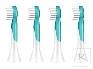 Philips | HX6034/33 | Sonicare Toothbrush Heads | Heads | For kids | Number of brush heads included 4 | Number of teeth brushing