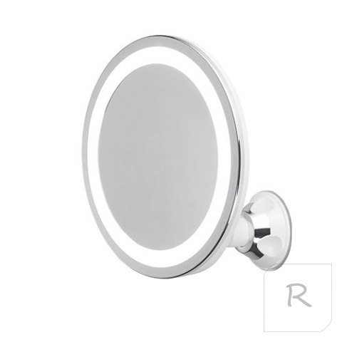 Adler AD 2168 Bathroom Mirror, 3 AAA batteries, LED Lightening, White