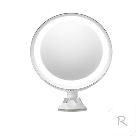 Adler AD 2168 Bathroom Mirror, 3 AAA batteries, LED Lightening, White