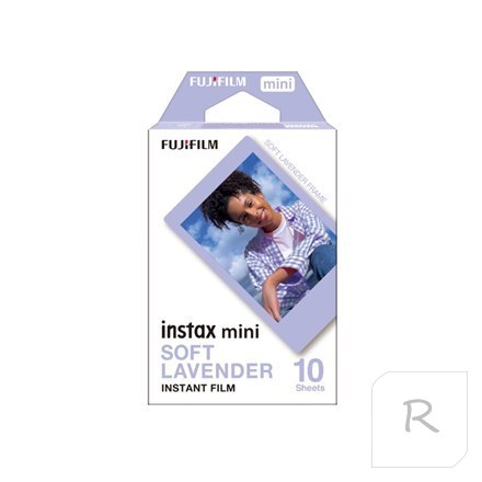 Fotograficzna Filmy Fujifilm Instax Mini Soft Lavender | Sofortowe Zdjęcia 86 x 54 mm | Pakiet 10 szt.