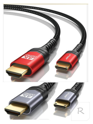 JSAUX CV0026 KABEL mini HDMI - HDMI 2.0 4k 60Hz 3 metry