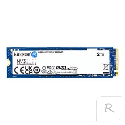 Kingston | Solid state drive | 2 TB | NV3 | M.2 | PCIe 4.0 x4 (NVMe)