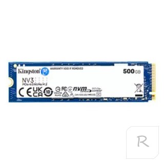 Kingston | Solid state drive | 500 GB | NV3 | M.2 | PCIe 4.0 x4 (NVMe)