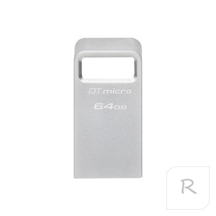 Kingston | USB 3.2 Flash Drive | DataTraveler micro | 64 GB | USB 3.2 | Silver