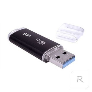 Silicon Power | USB 3.1 Flash Drive | Blaze B02 | 128 GB | USB 3.2 Gen 1/USB 3.1 Gen 1/USB 3.0/USB 2.0 | Czarny