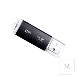 Silicon Power | USB 3.1 Flash Drive | Blaze B02 | 128 GB | USB 3.2 Gen 1/USB 3.1 Gen 1/USB 3.0/USB 2.0 | Czarny