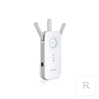 TP-LINK | RE450 | Extender | 802.11ac | 2.4GHz/5GHz | 450+1300 Mbit/s | 10/100/1000 Mbit/s | Porty Ethernet LAN (RJ-45) 1 | MU-M