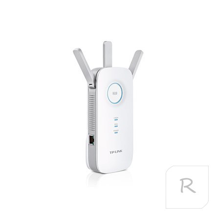 TP-LINK | RE450 | Extender | 802.11ac | 2.4GHz/5GHz | 450+1300 Mbit/s | 10/100/1000 Mbit/s | Porty Ethernet LAN (RJ-45) 1 | MU-M