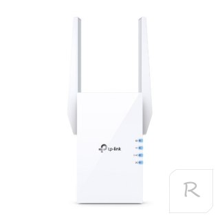 TP-LINK | Range Extender | RE605X | 802.11ax | 574+1201 Mbit/s | 10/100/1000 Mbit/s | Porty Ethernet LAN (RJ-45) 1 | Obsługa sie