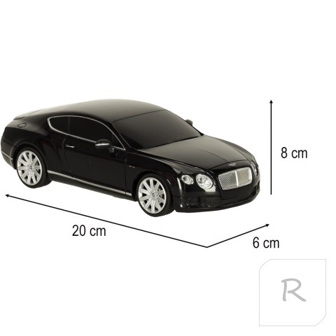 Samochód zdalnie sterowany Rastar 48600 Bentley Continental GT 1:29 czarny