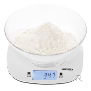 Adler Kitchen Scale with a bowl | MS 3179w | Graduation 1 g | Display type LCD | White