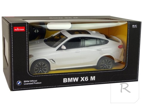 Auto R/C Bmw X6 M 1:14 Rastar Białe