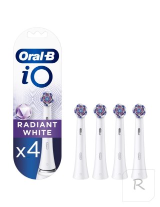 Oral-B | Wymiana szczoteczki | iO Radiant White | Główki | Dla dorosłych | Liczba główek szczoteczki w zestawie 4 | Liczba trybó