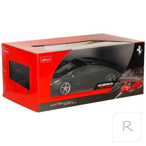 Samochód zdalnie sterowany Rastar 75800 Ferrari LaFerrari Aperta 1:14 czarny