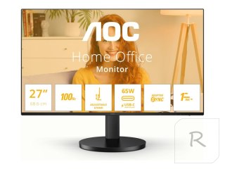 AOC Q27B3CF2 | 27 " | IPS | QHD | 16:9 | 100 Hz | 1 ms | 2560 x 1440 pixels | 350 cd/m² | HDMI ports quantity 1 | Black | Warran