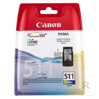 Colour (cyan, magenta, yellow) Ink cartridge 244 pages 511 Canon CL