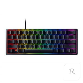 Razer | Huntsman Mini | Klawiatura dla graczy | Podświetlenie LED RGB | US | Czarna | Przewodowa | m | Liniowa optyczna RED