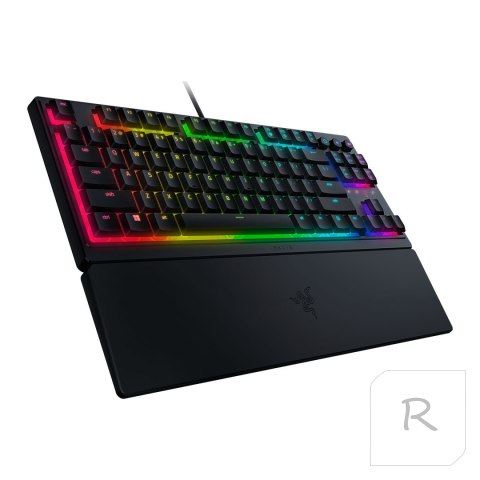 Razer | Ornata V3 Tenkeyless | Mechaniczna klawiatura dla graczy | Przewodowa | Podświetlenie LED RGB | NORD | Czarna