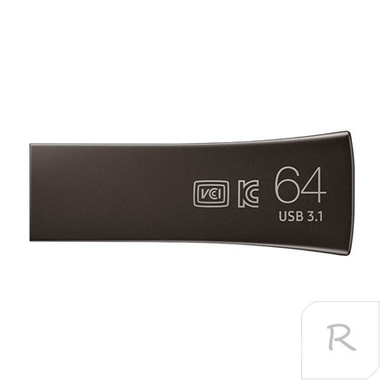 Samsung | BAR Plus | MUF-64BE4/APC | 64 GB | USB 3.1 | Szary