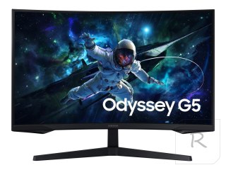 Samsung | LS27CG552EUXEN | 27 " | VA | 2560 x 1440 pikseli | 16:9 | 1 ms | 300 cd/m² | Czarny | 144 Hz - Monitor Samsung o przek