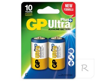 BATERIA ULTRA+ ALKALINE 1.5V LR14 C 2 SZTUKI